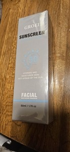Groei Sunscreen Facial Moisturizing Sunscreen 50 Ml New