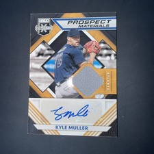 2021 Elite Extra Edition Prospect Materials Kyle Muller Patch Auto #PMS-KM