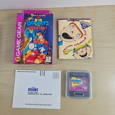 Disney's Bonkers: Wax Up! Sega Game Gear 1994 w/ Box Sega Club Poster and Reg