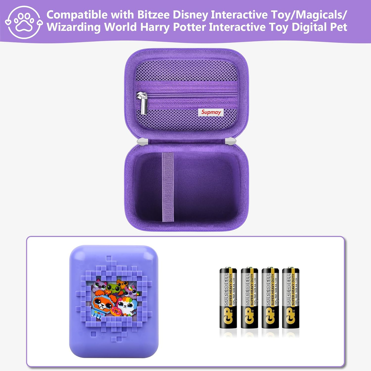 Carrying Case for Bitzee Disney/Magicals/Wizarding World Harry