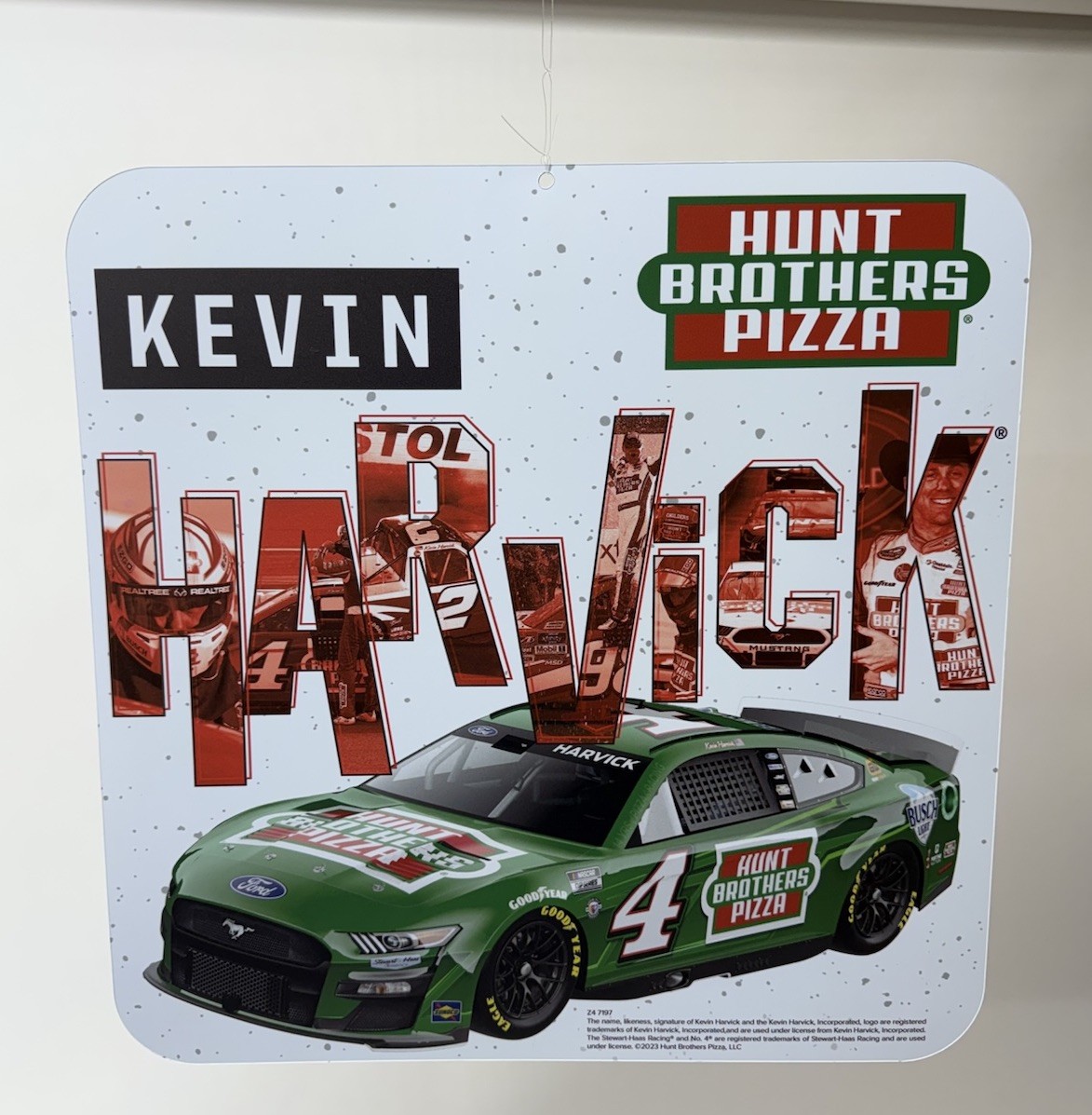 Kevin Harvick Hunt Brothers Pizza Racing Hanging Store Sign New