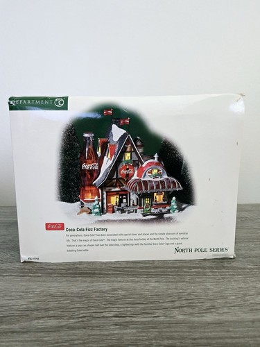 Department 56 Coca-Cola Fizz Factory #56.56754 Bitte Lesen! - Bild 1 von 12