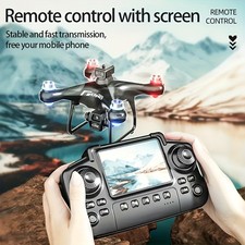 6K Dual Camera Drone with FPV Screen Remote, Brushless Motor, Obstacle Avoidance