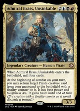 Admiral Brass, Unsinkable 1 M Foil LCC MTG NM