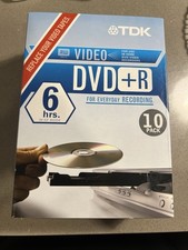 Vintage TDK DVD+R Blank Video Discs 4.7GB Sli...