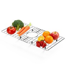 24" x 12" Stainless Steel Sink Protector Large Sink Rack for Bottom of Sink...