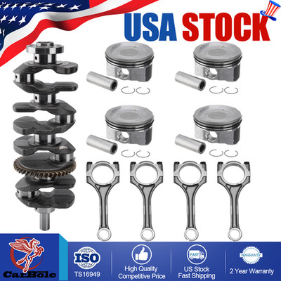 Crankshaft+Connecting Rod+Piston Ring Kit For Toyota RAV4 Scion tC xB 2.4L 2AZFE