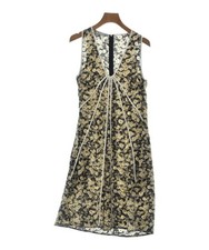 STELLA McCARTNEY Dress BrownxWhitexYellow(Flower Pattern) 2200409256048