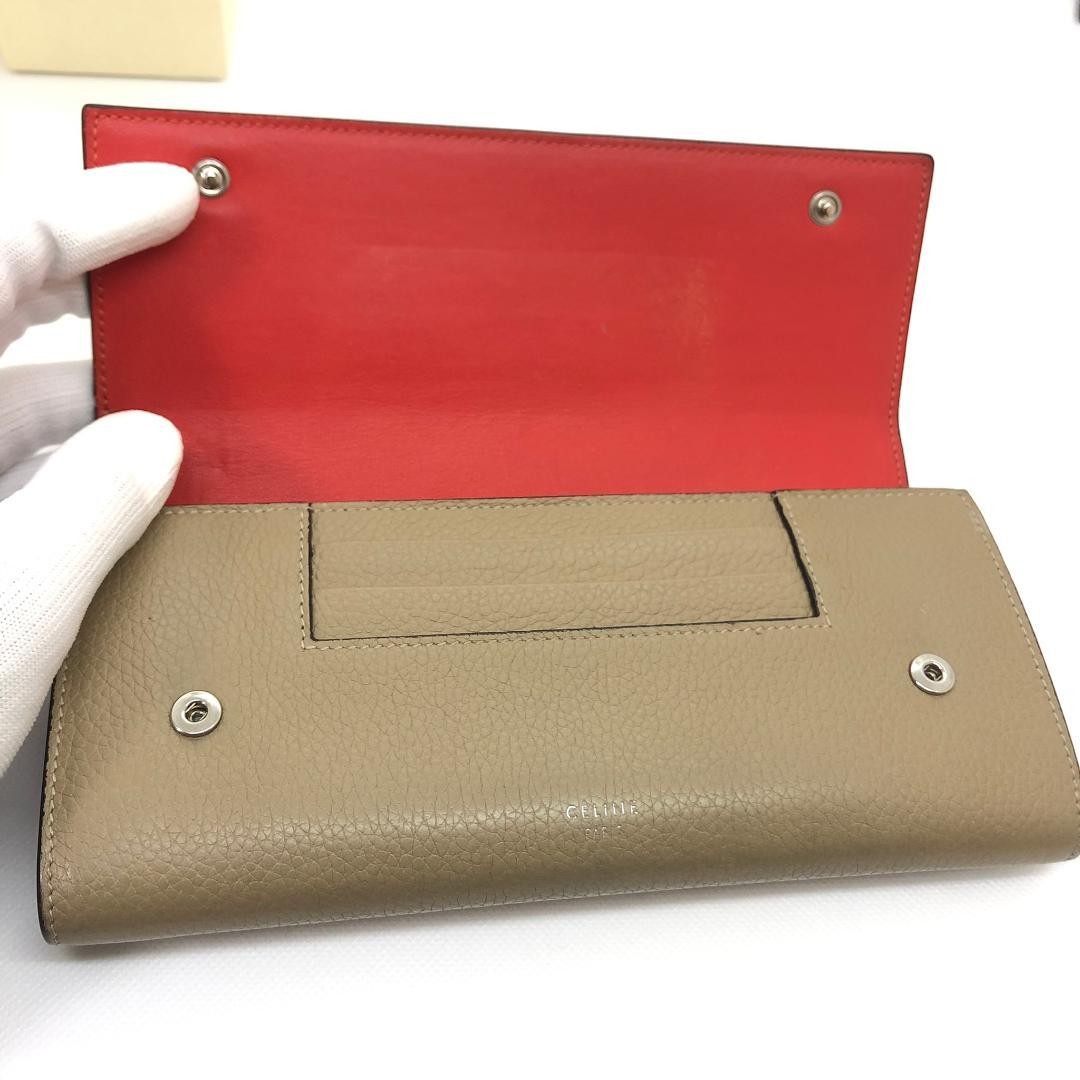 CELINE Large Flap Multi function Long Wallet From… - image 4