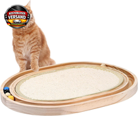 Zocipro 2 StüCk Kratzwand FüR Katzen, Kratzmatte Katze Wand 50 X 25 Cm,Grau