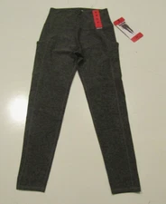 KIRKLAND Womens Green Active Exercise Brushed Leggings Sz S Small NWT