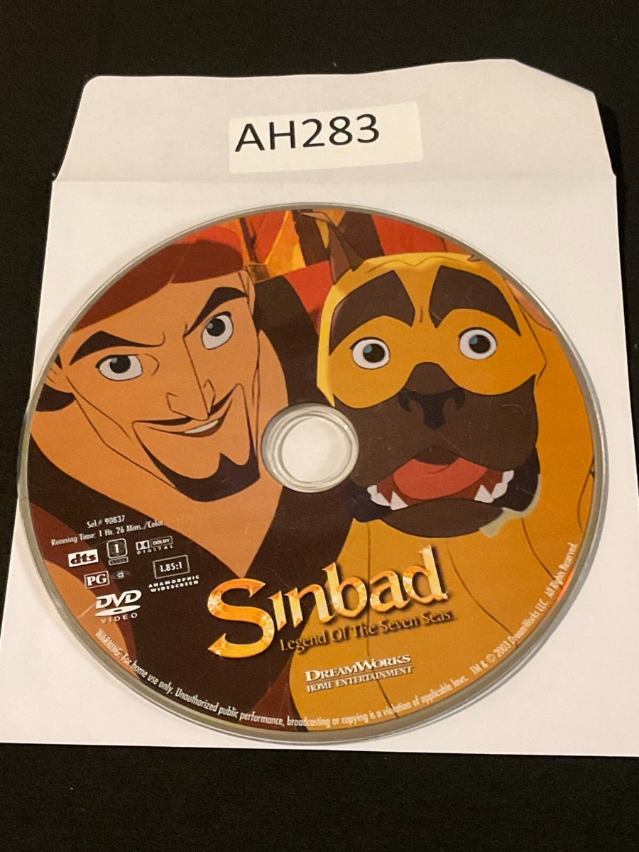 Sinbad: Legend of The Seven Seas DVD DISC ONLY. No Case