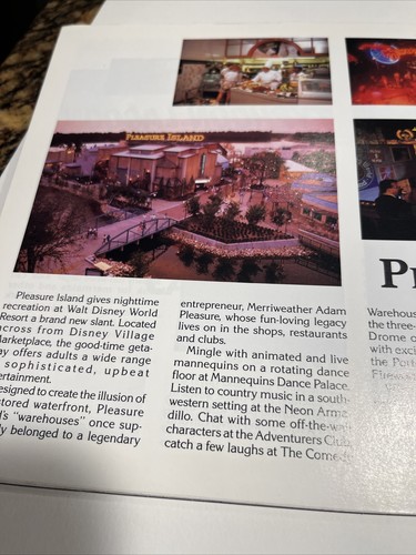 “A PICTORIAL SOUVENIR OF WALT DISNEY WORLD” Promo Undated Paperback Book - Foto 8 di 9