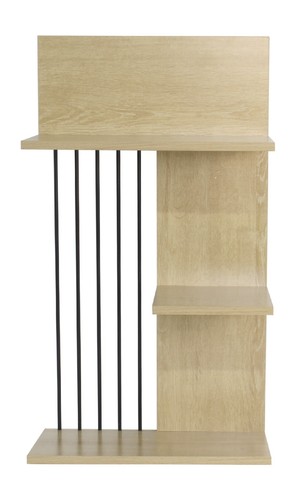Wall Shelving Unit 3 Tier Bookcase Storage Home Office Wooden Display Shelf Tidy - Picture 5 of 12