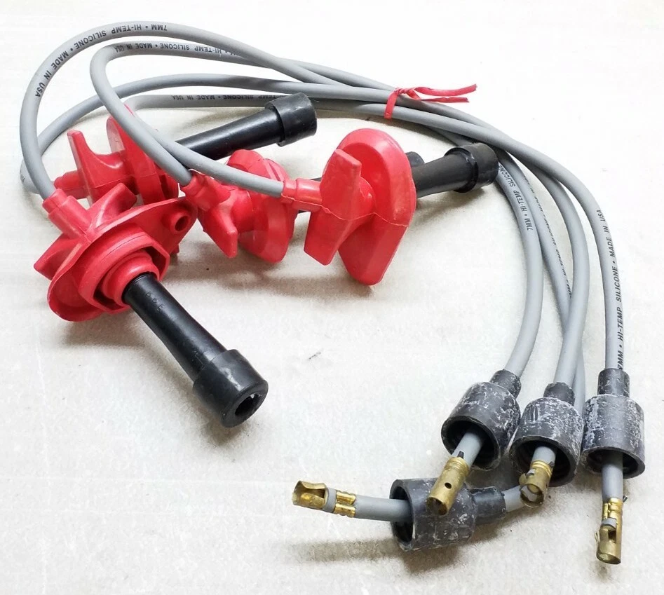 Juego de cables de encendido de silicona gris 9570 ProSpark 7 mm envío gratuito devoluciones gratuitas Foto 4 de 4