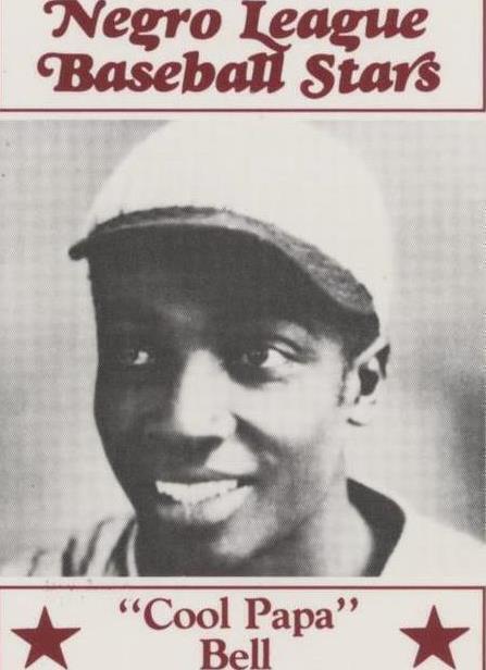 1986 Fritsch Negro League Baseball Stars - Conrad Best James "Cool Papa" Bell #3 - 1 of 1