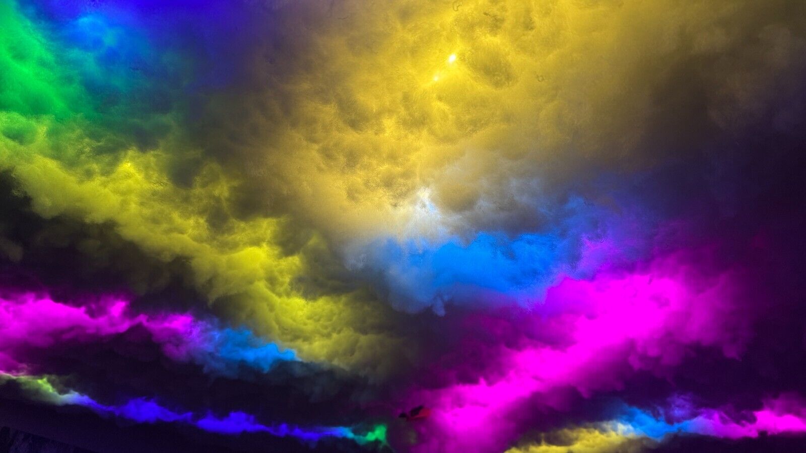 LED Blitzdecken-Set Magische Effekte Wolkendecke VIDEO-ANLEITUNG