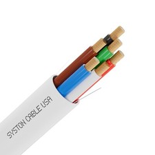 Cable de alarma de estación antirrobo de seguridad contra incendios Syston 18/6 trenzado de cobre CL3P