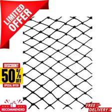 Heavy Duty Netting for Bird Poultry Aviary Game Pens 25' X 50' Net Black Mesh