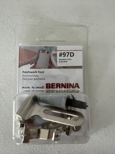 Genuine Bernina Patchwork Foot #97D for Dual Feed with Seam Guide - New Style