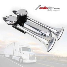 12-24V ROCKET Truck Horn Lufthorn Druckluft Horn Hupe  PKW LKW Boot VIDEO !!