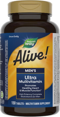 Multivitamínico completo de alta potencia para hombre, 150 tabletas