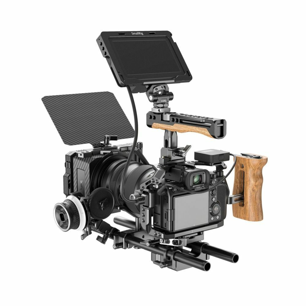 SmallRig Professional Cage Kit with Matte Box Follow Focus for Sony A7S3  Camera