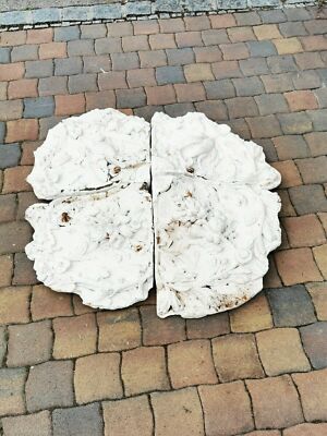 Antikes Decken Medaillon Aus Gips Stuck 19 Tes Jhdt Durchmesser 1 2m Ebay