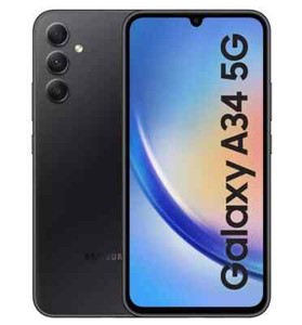 Samsung Galaxy A34 5G (Dual-SIM) 128 GB – Smartphone Awesome Graphite (entsperrt)