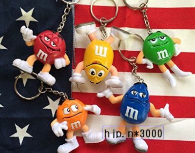 M&M's Keychain Keyring Key Chain Ring Figure Toy Collectible m&m