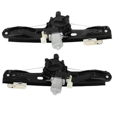 Window Regulator parts w/ Motor For Ford Focus 2012-2018 Anti-Pinch Pair Rear
