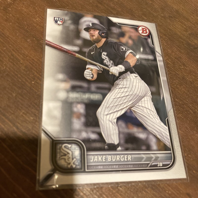 2022 Topps Bowman Rookie Card RC #17 Jake Burger Chicago White Sox