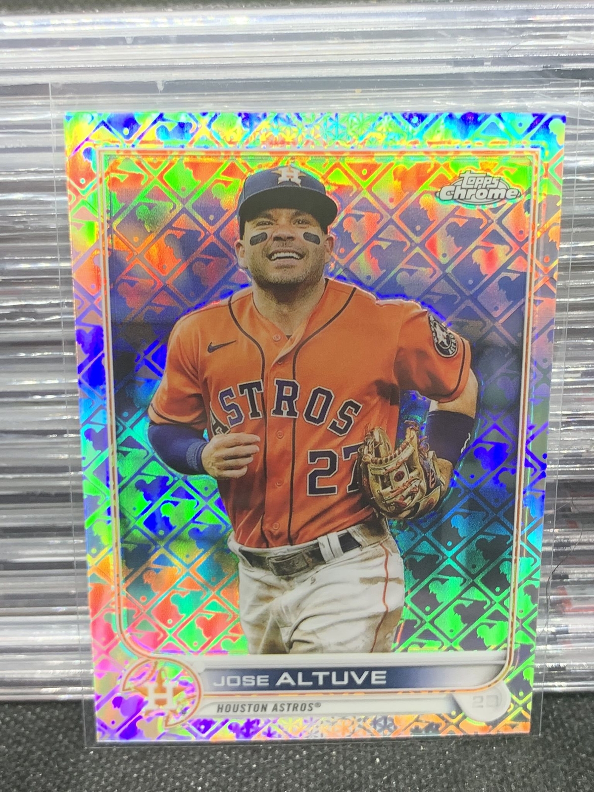 2022 Topps Chrome Logofractor Jose Altuve #61 Astros (A)