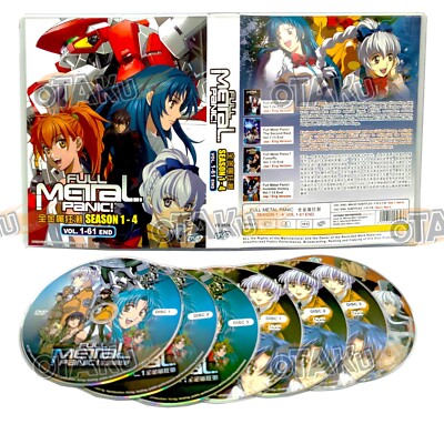 FULL METAL PANIC! (SEASON 1-4) - ANIME TV DVD (1-61 EPS) (ENG DUB) SHIP FROM US