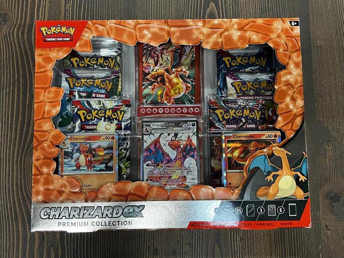 Pokemon Trading Card Games Charizard Ex Premium Box 6 Tcg Booster Packs