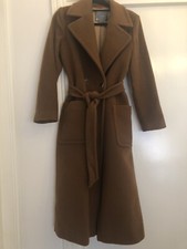 Anthropologie Brown Jude Belted Wrap Coat Size 10