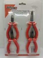 Go/On 4-Tlg. Mini Feinmechaniker Elektroniker Modelbau Zangen Spitzangen Set