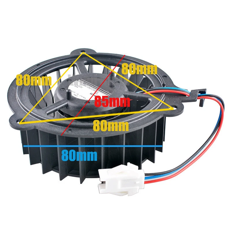 G80E12NS1ZAN-56 12V 0.84A circular cooling fan centrifugal fan For refrigerators - Image 4 of 4