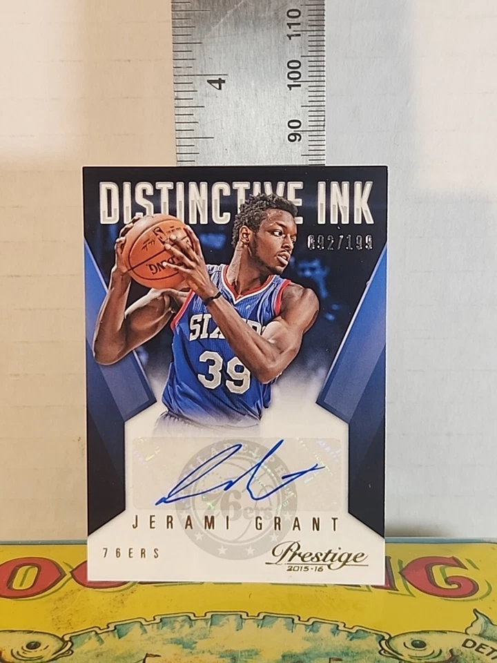 Jerami Grant 2015-16 Prestige Distinctive Ink Signatures #DI-JG Auto #'d 092/199 - Image 2 of 4