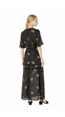 chinese dress ladies Diana Drop Waist Dress ~ Black Lovely Lace – Show Me Your Mumu main image 0
