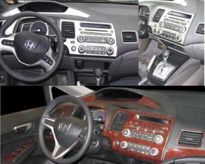 Details About Honda Civic Dx Lx Ex Si Interior Dash Trim Kit Set 2006 2007 2008 2009 2010 2011