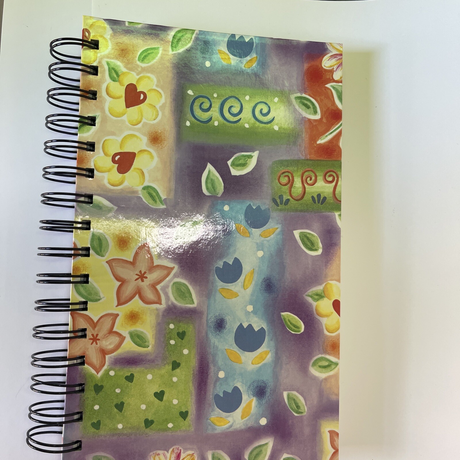 Spiral Bound Journal Diary Notebook with Photo Memory Pages Tri-Coastal Design New-image