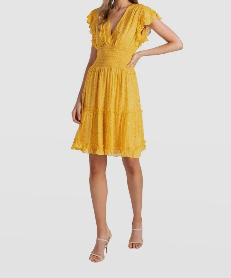 Shoshanna yellow sale dress