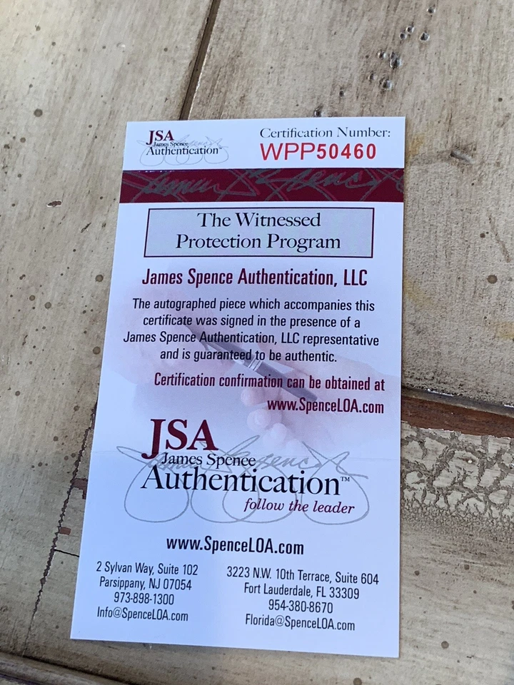 Alec Ogletree Autographed/Signed Football JSA COA New York Giants - Image 4 of 4