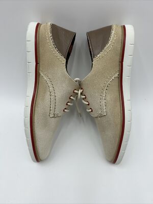 Vintage Seven For All Mankind Men BEIGE Ern Oxford Shoes  display picture 3