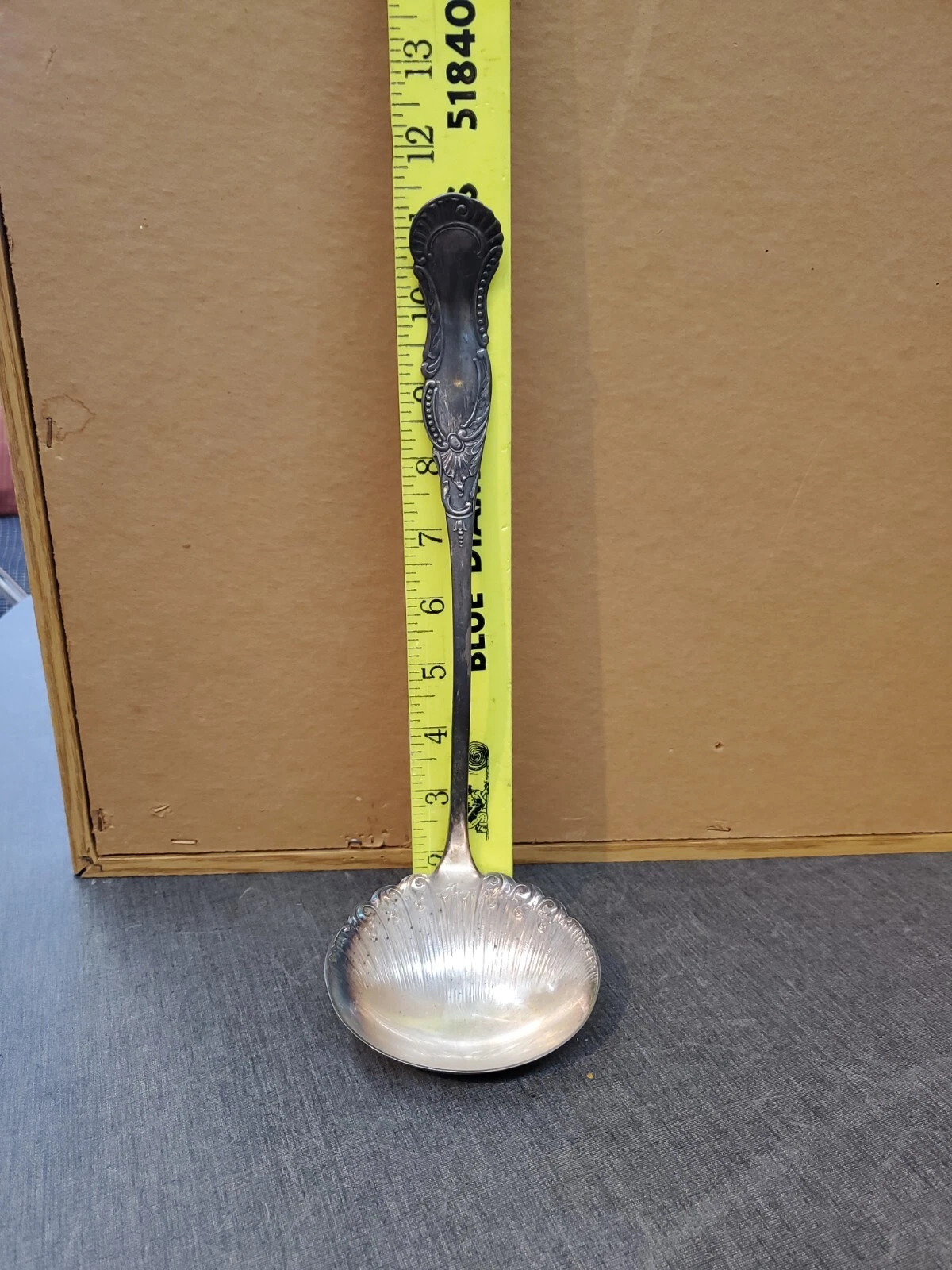Vintage Silver Plated Ladle Sauce Serving Spoon over 11" 1880 Pairpoint Mfg. Co