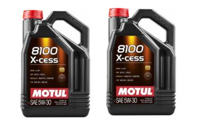 Motul 8100 Xcess 10 Liters 5W-30 4 Stroke 100% Synthetic Motor Oil 2 x 5L