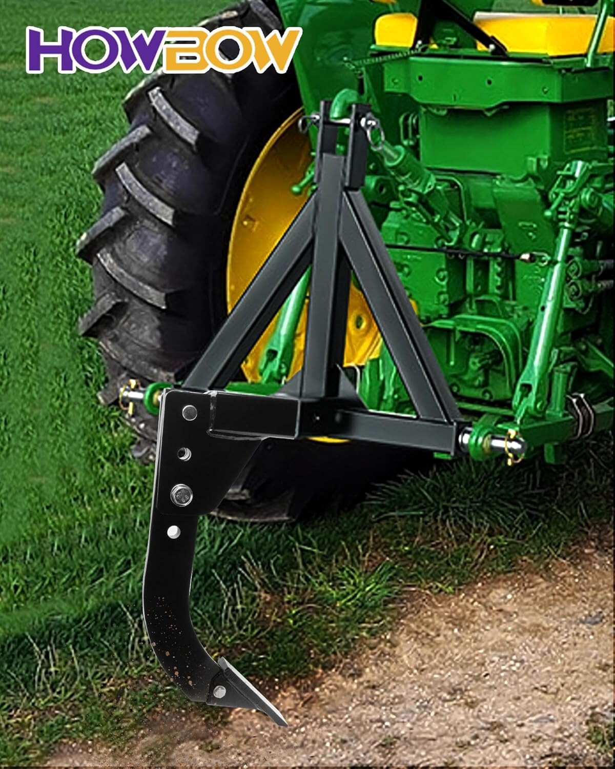 Hitch Mounted Trencherand and Flexible Pipe Layer Attachment for ATV UTV Tractor