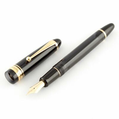 Pilot Namiki Custom 823 Fountain Pen Transparent Black Fine Nib