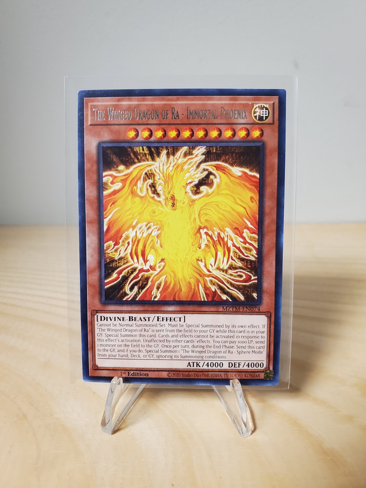Yugioh TCG: The Winged Dragon of Ra - Immortal Phoenix MZTM-EN074 (1st Edition)